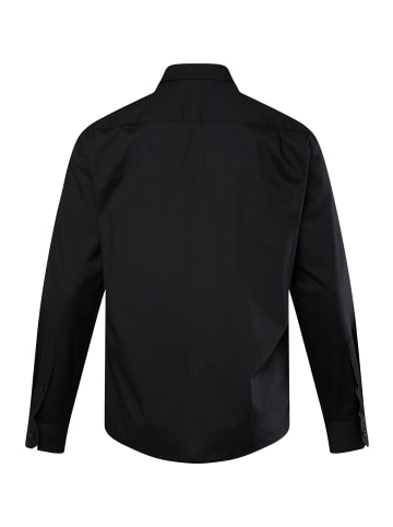 Men Plus Hemd in schwarz