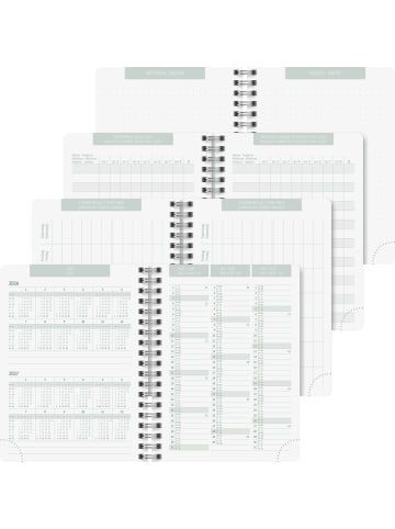 BRUNNEN Schülerkalender A6 1 Tag/Seite Sprout 2026/2027