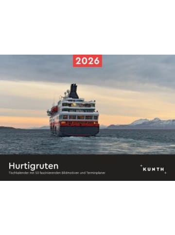 Kunth Kalender - Hurtigruten - KUNTH Tischkalender 2026
