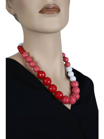 collezione alessandro Kurze Kette " Ginevra " in rot