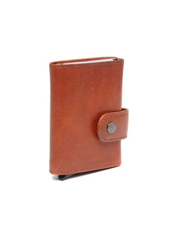 The Chesterfield Brand C08.0609 Leather Card Holder Novum Series Larino cognac