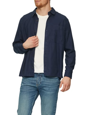 S. Oliver Langarm FreizeitHemd für Herren in blau