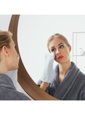 Erwin Müller Frottier Abschminkhandschuh 3er-Pack in weiß