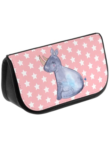 Mr. & Mrs. Panda Waschbeutel Einhorn Nashorn ohne Spruch in Rot Pastell