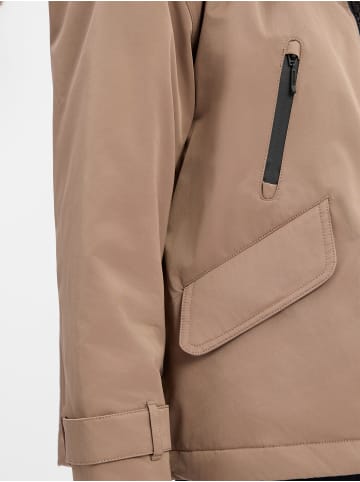 AMBER & JUNE Übergangsjacke in taupe