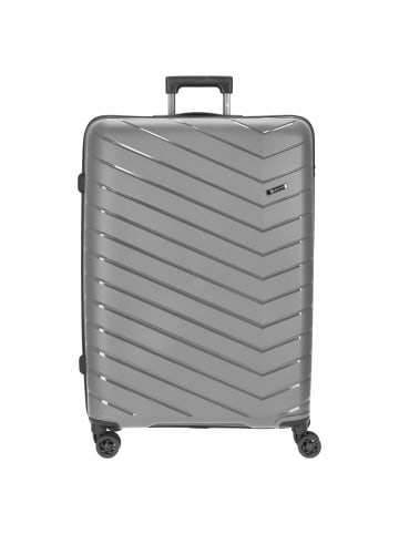 Check.In Orlando - 4-Rollen-Trolley 76 cm (gelb) in silber