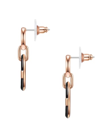 Lulu & Jane Ohrhänger aus Metall-Legierung in roségold