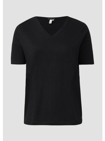 QS T-Shirt in 9999_schwarz