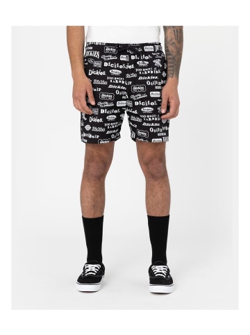 Dickies Shorts in Schwarz/Weiß