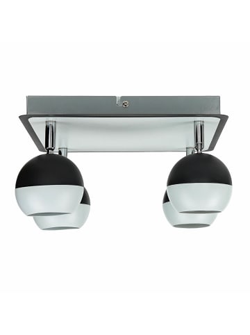 Licht-Erlebnisse Spot Strahler (B)25 x (L)25 x (H)12.7 cm in Schwarz Weiß