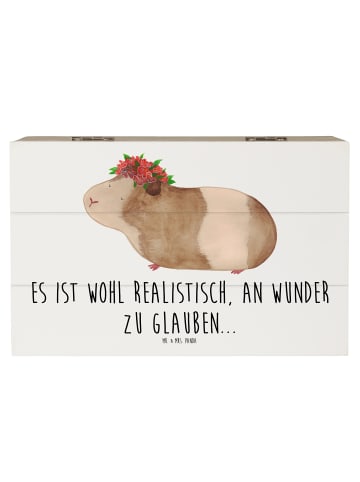 Mr. & Mrs. Panda Erinnerungsbox Meerschweinchen Weisheit mit Spruch in Weiß