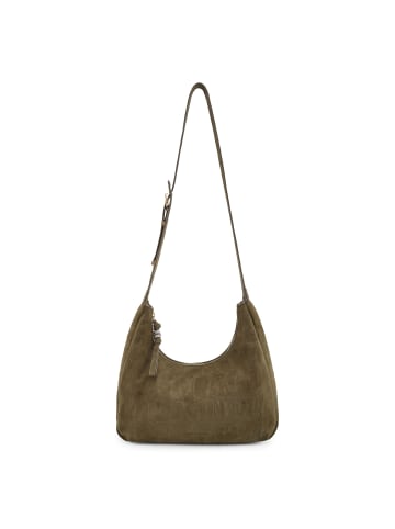 FREDs BRUDER Velvet Wild Umhängetasche Leder 26.5 cm in khaki