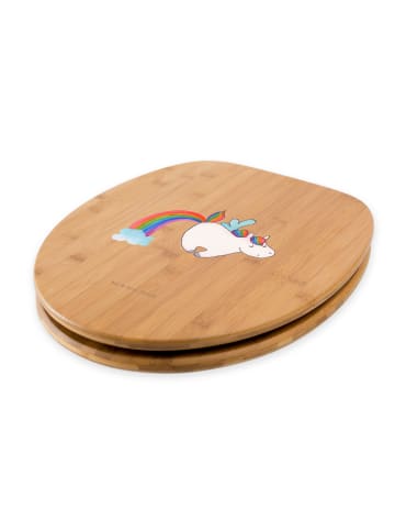 Mr. & Mrs. Panda Motiv WC Sitz Einhorn Fliegendes Pferd ohne Spruch in Braun