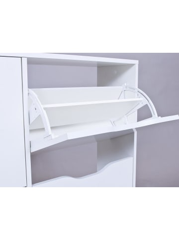 ebuy24 Schuhschrank WestphalenSK Weiß 100 x 25 cm