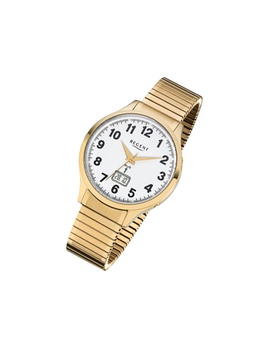 Regent Funkuhr Regent Funkuhren gold groß (ca. 40mm)
