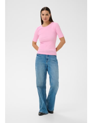 Kaffe T-Shirt kurzarm KAcarna Slim fit in Pink Frosting