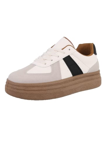 Ital-Design Freizeitschuh in Grau und Beige