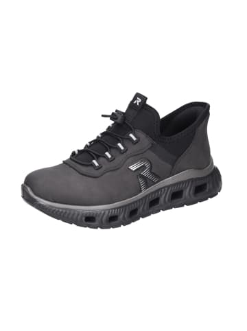 rieker Slipper Sportlich in schwarz