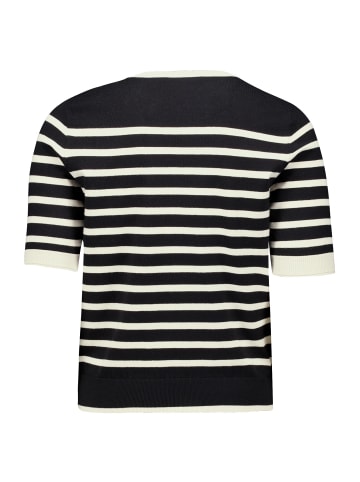 Betty Barclay Feinstrickpullover kurzarm in Patch Beige/Black