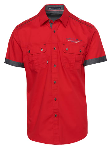 KOROSHI Kurzarmshirt in rot