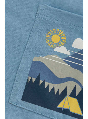 Color Kids Rundhalsshirt COTshirt W. PrintS/S in Blau