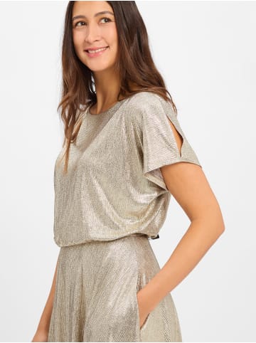 SWING Abendkleid in gold silber - 0001