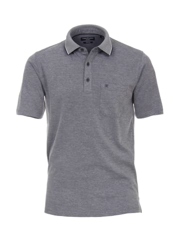 CASAMODA Polo-Shirt uni in Blau