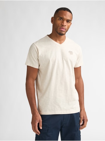 Petrol Industries T-Shirt mit V-Ausschnitt Brisa in Weiß