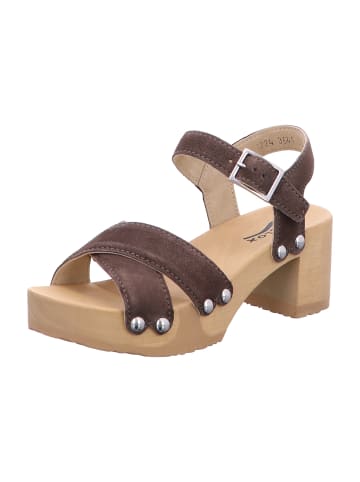 SOFTCLOX Plateau Sandaletten in Braun