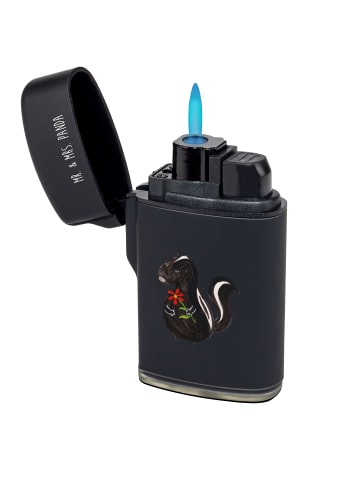 Mr. & Mrs. Panda zigarettenanzünder Stinktier Blume ohne Spruch in Schwarz
