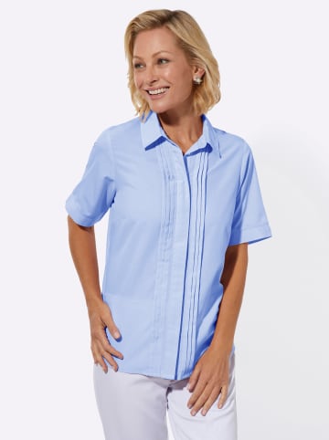 WITT WEIDEN Kurzarmbluse in eisblau