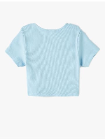 KOTON T-shirt in Blau