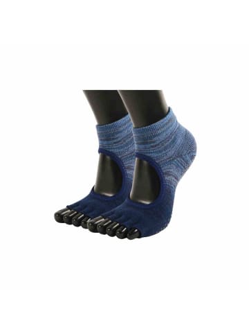 MUNADUNA 2er-Pack Yoga-/Pilates-Zehensocken mit halboffenen Zehen Batik-/Gradient-Look