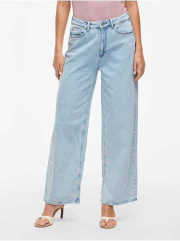 Vila Wide Fit Jeans in Light Blue Denim