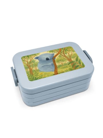 Mr. & Mrs. Panda Bentobox Koalabär Design ohne Spruch in Blau Pastell