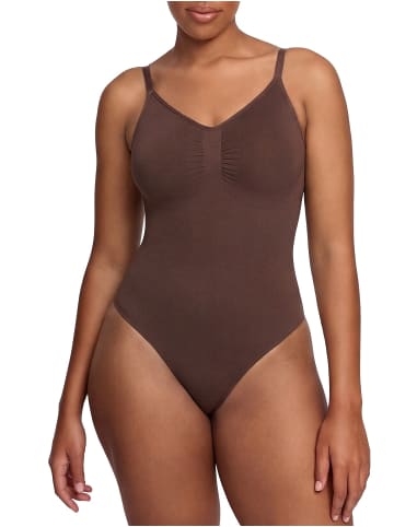 CFAB Figurformender Body mit Slip in Kakao