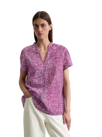 Marc O'Polo Gemustertes Blusen-Shirt in Medium Pink