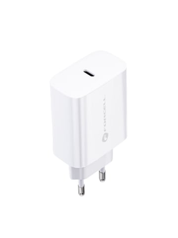 COFI 1453 NETZ - Ladegerät mit USB Typ C - 3A 25W Anschluss mit PD in Weiß