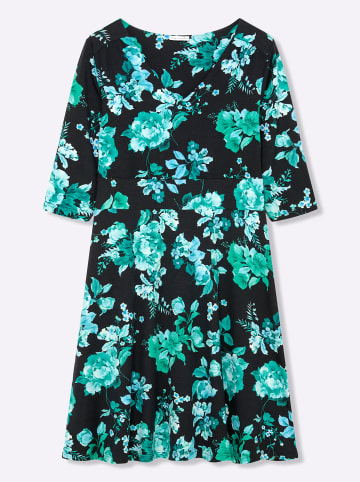 sheego by Joe Browns Jerseykleid in schwarz-bedruckt