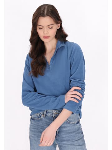 myMo Damen Fleecepullover in Blau