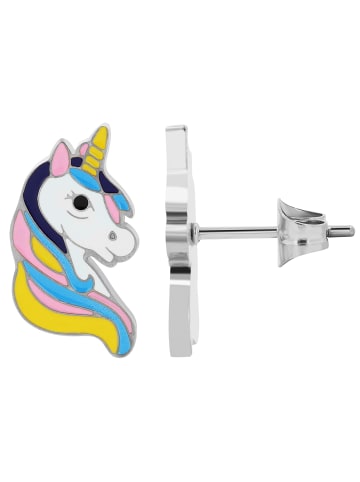 Adeliás Kinder Halskette – Einhorn aus Edelstahl 45 cm in silber