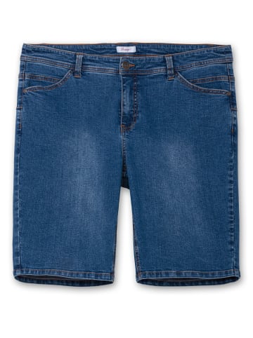 sheego Jeansbermudas in blue denim