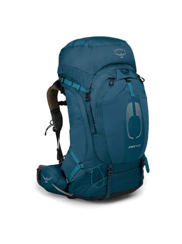 Osprey Atmos AG 65 S/M - Trekkingrucksack 88 cm (black) in venturi blue