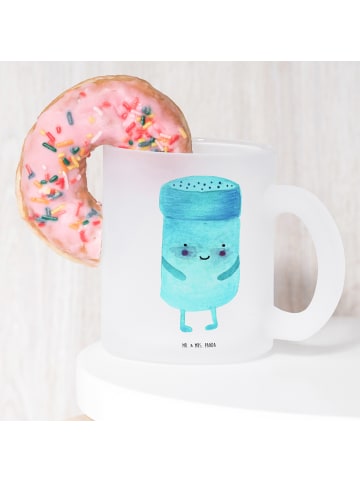 Mr. & Mrs. Panda Teetasse Glas Beste Freunde Salz ohne Spruch in Transparent