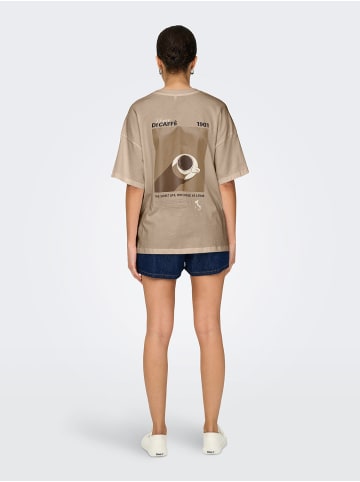 ONLY T-Shirt 'VIVVI LIFE' Beige