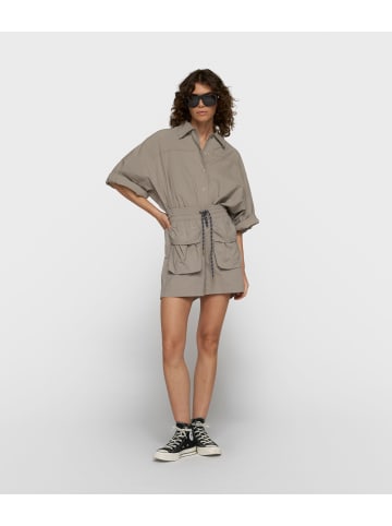 10Days Wide Crinkle Jacket in Beige