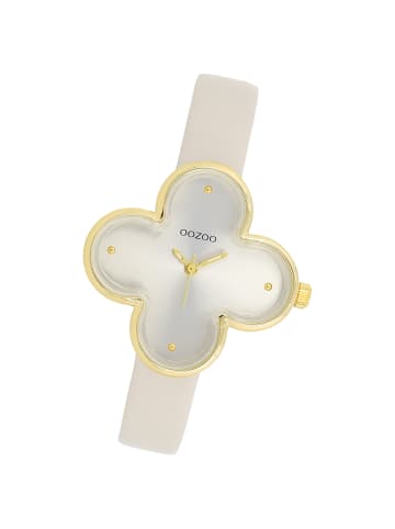 Oozoo Analog-Armbanduhr Oozoo Timepieces grau extra groß (ca. 32x32mm)