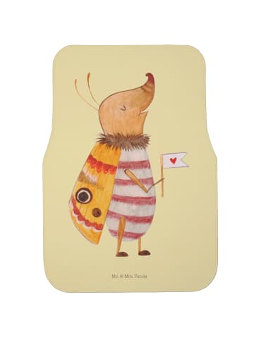 Mr. & Mrs. Panda Automatte Nachtfalter Fähnchen ohne Spruch in Gelb Pastell