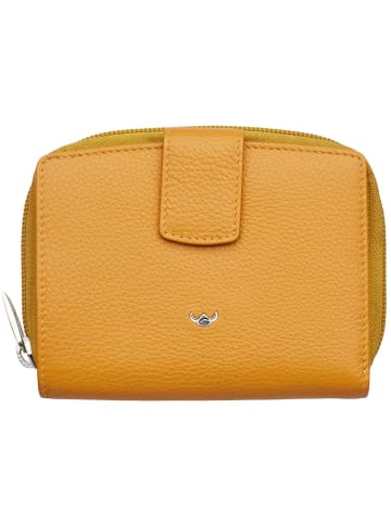 Golden Head Madrid Geldbörse RFID Leder 12,5 cm in senfgelb