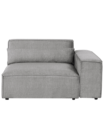 Beliani 2-tlg Sofaelement HELLNAR in Grau linksseitig